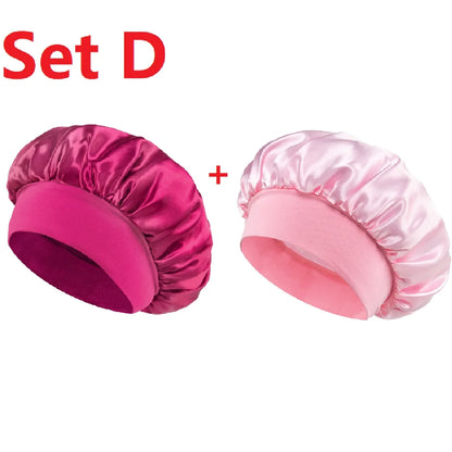 Bonnet de nuit à larges