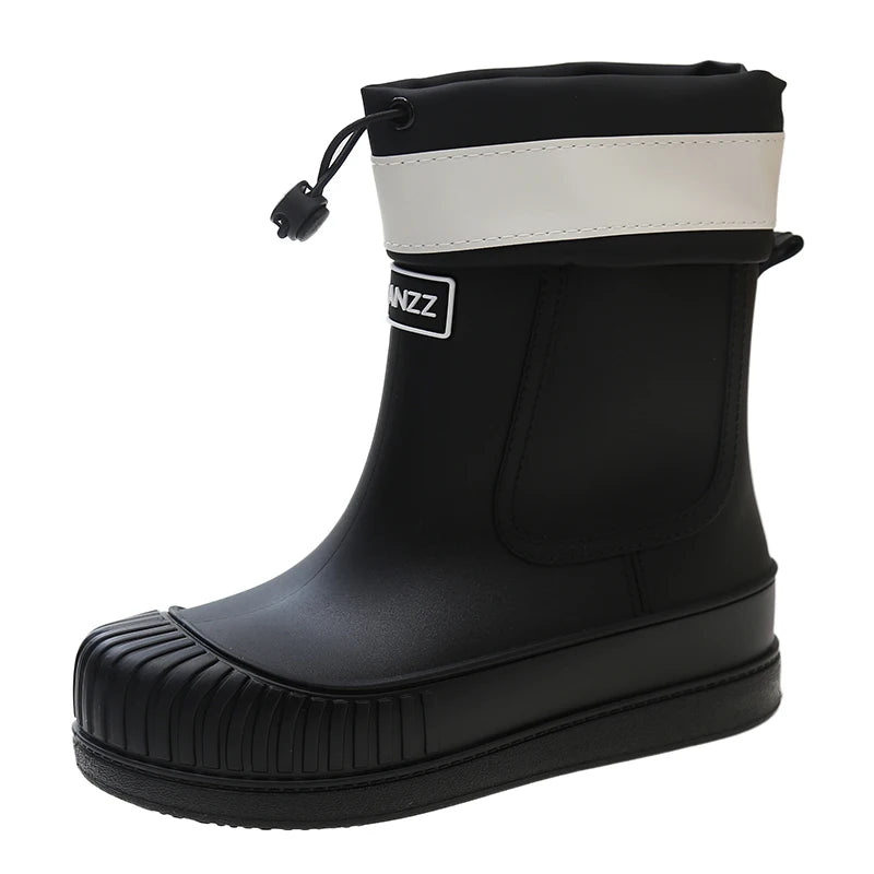 Bottes de Pluie Imperméables pour Femme, Bottes de Randonnée en Plein Air, École, Jours de Pluie à Pied, Camping, Mode, Non-ald, Doux, Confort
