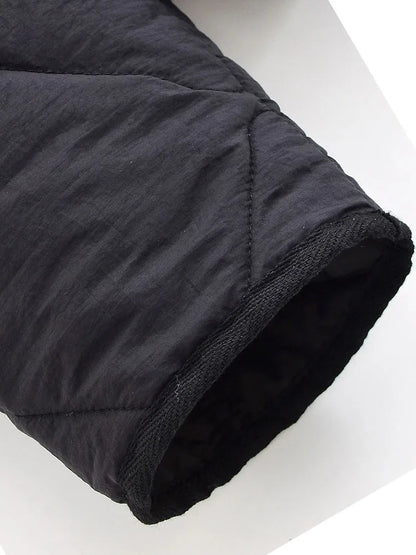 HH femmes hiver Plaid coutures coton manteau femme simple boutonnage poches décorer haute rue manteau à manches longues manteau décontracté