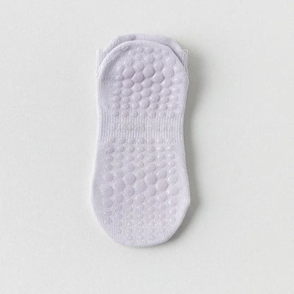 Chaussettes de Yoga en maille respirante pour femmes, en coton, coupe basse, courtes, pour gymnastique, Fitness, danse, sport, professionnelles, antidérapantes, pour Pilates