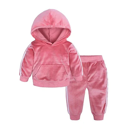 Ensemble de survêtement en velours pour enfants, vêtements pour tout-petits, tenues pour enfants, vêtements pour garçons, olympiques pour filles, printemps, hiver, 2025