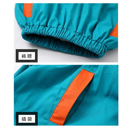 Hip Hop filles haut court contraste Cargo pantalon enfant Jazz Joggers Streetwear sweat enfants rue danse pom-pom girl vêtements ensembles