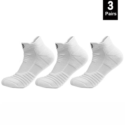 1/3 paires/lot chaussettes pour hommes bas de Compression respirant basket-ball sport cyclisme course serviette chaussettes haute élastique Tube chaussettes