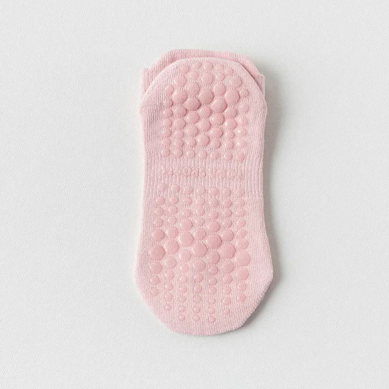 Chaussettes de Yoga en maille respirante pour femmes, en coton, coupe basse, courtes, pour gymnastique, Fitness, danse, sport, professionnelles, antidérapantes, pour Pilates
