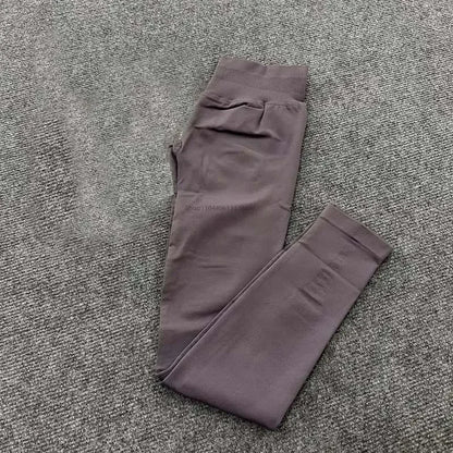 Leggings d'impact avec Logo pour femmes, Legging de Yoga sans couture, froissé, levage des fesses, ceinture basse côtelée, collants de sport, Fitness