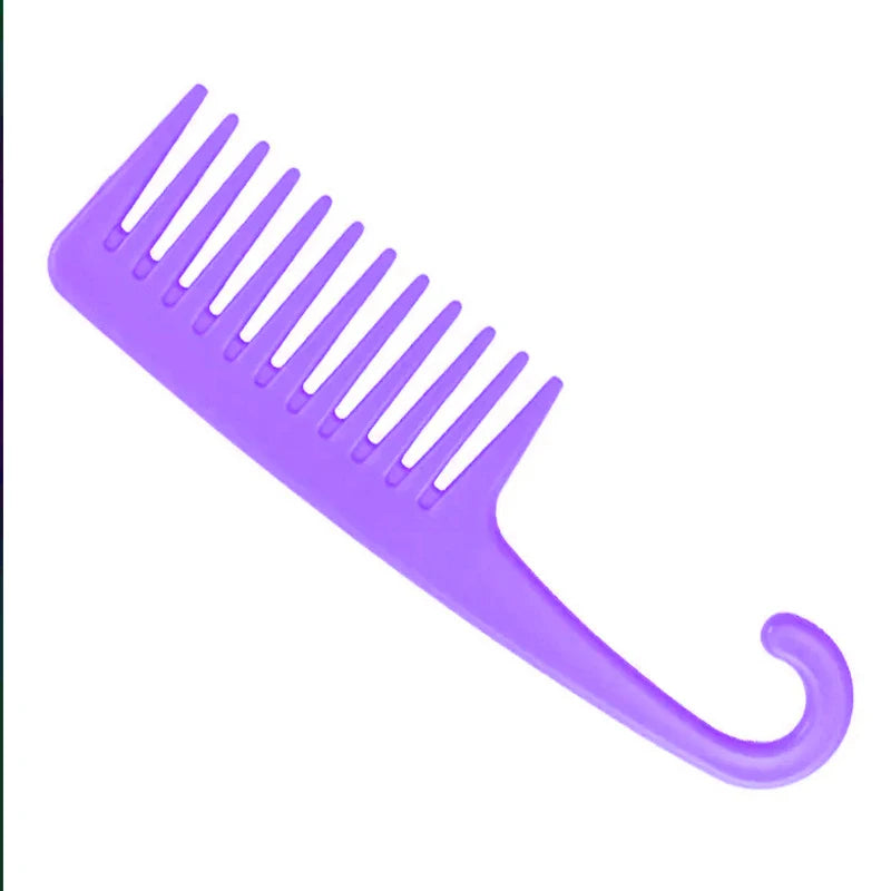 Grand Peigne en Bois Résistant à la Chaleur, Antistatique, Crochet Large, Peigne à Couture Fendue, Outil de Coiffure, Spécial pour Vrais Cheveux, Perruques, 1 Pièce