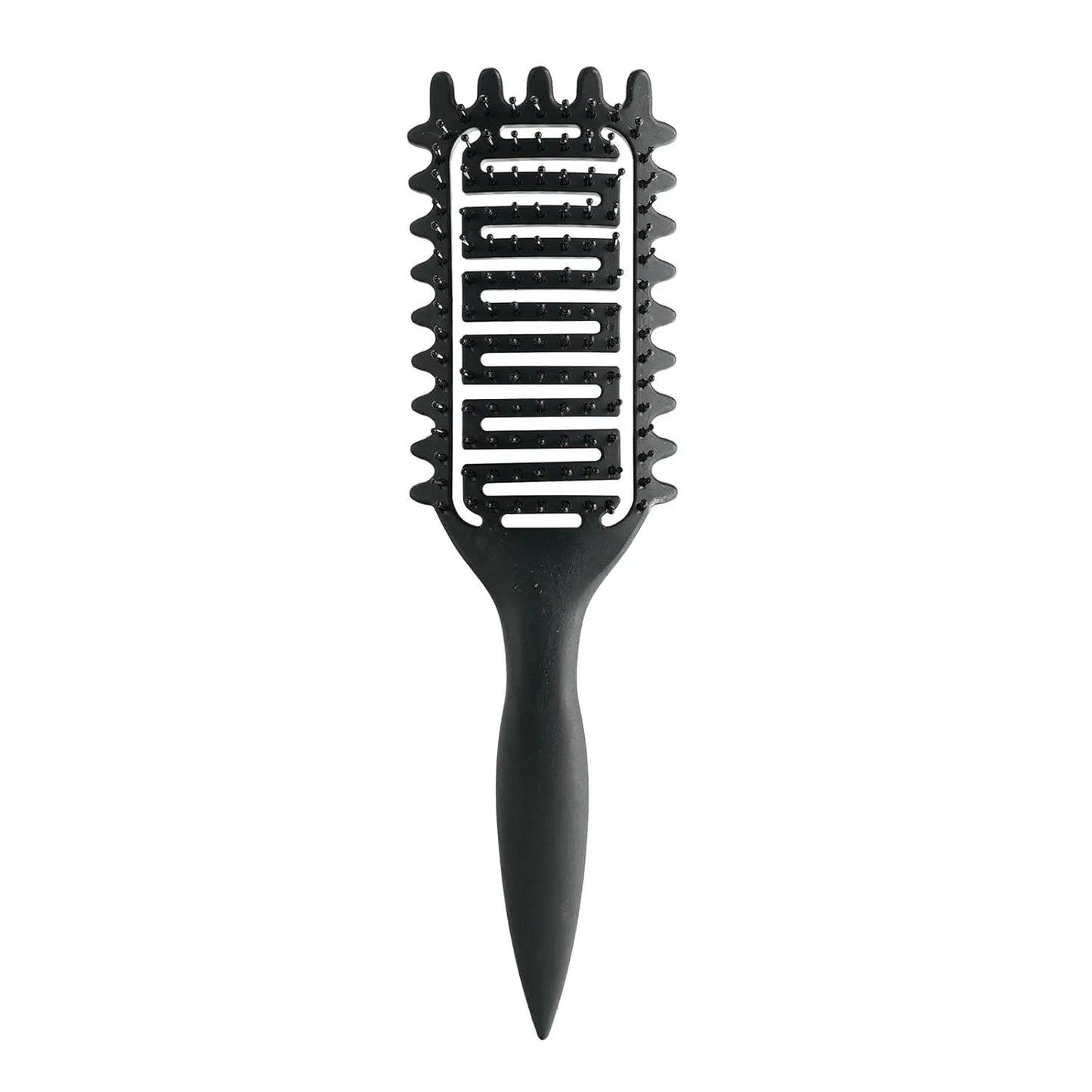 Curly Hair Brush Hollow out Curl Define Styling Brush Beard Comb Styling Detangling Brush Multi-purpose Home Styling Tools