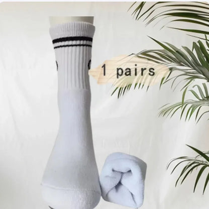 Nouveau coton rétro femmes Yoga sport chaussette moyenne longue chaussettes Pilates Fitness sport quatre saisons haute qualité femmes Yoga chaussette