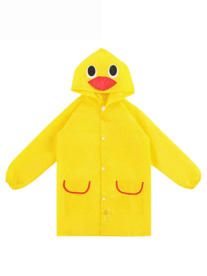 Manteau de pluie avec poche pour garçons et filles, imperméable avec animaux de dessin animé, veste de pluie élégante et imperméable pour enfants en bas âge, Poncho de pluie