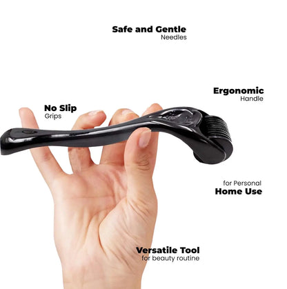 Derma Roller Microneedle Roller for Face and Beard Microneedling Roller for Women Men Micro Needle Roller for Scalp Derma Stamp