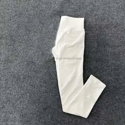 Leggings d'impact avec Logo pour femmes, Legging de Yoga sans couture, froissé, levage des fesses, ceinture basse côtelée, collants de sport, Fitness