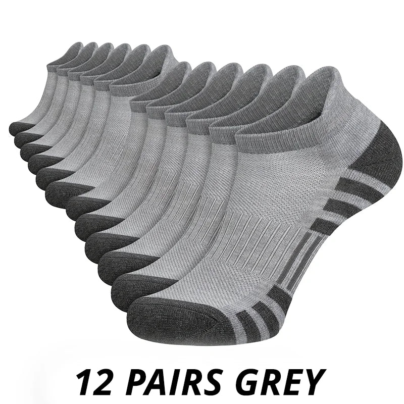 Chaussettes de sport en plein air pour hommes, haute qualité, confortables, douces, coordonnantes au sol, football, grande taille, nouveau style, 6/12 paires