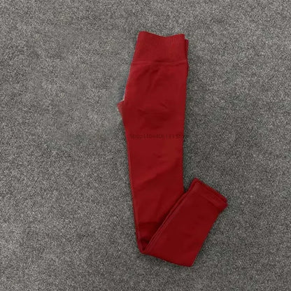 Leggings d'impact avec Logo pour femmes, Legging de Yoga sans couture, froissé, levage des fesses, ceinture basse côtelée, collants de sport, Fitness