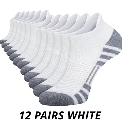 Chaussettes de sport en plein air pour hommes, haute qualité, confortables, douces, coordonnantes au sol, football, grande taille, nouveau style, 6/12 paires