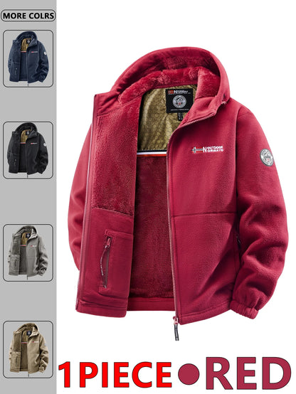 Veste à capuche d'extérieur d'automne et d'hiver pour hommes, adaptée à un usage quotidien à la maison, pour les voyages, les fêtes, les déplacements, la mode en plein air polyvalente, améliore le tempérament, le streetwear, les vêtements de voyage.