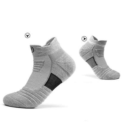 1/3 paires/lot chaussettes pour hommes bas de Compression respirant basket-ball sport cyclisme course serviette chaussettes haute élastique Tube chaussettes
