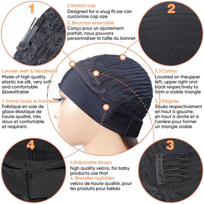 YARRA – perruque brésilienne Remy 100% naturelle, cheveux crépus bouclés, bandeau, densité 180%, entièrement faite à la Machine, pour femmes noires