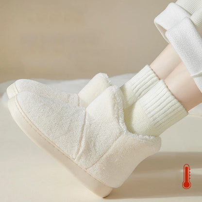 3 paires de chaussettes en laine pour femmes, bottes de neige chaudes et épaisses, couleur Markron, peluche, poilues, douces, Tube moyen, chaussettes de sommeil au sol, blanches, hiver