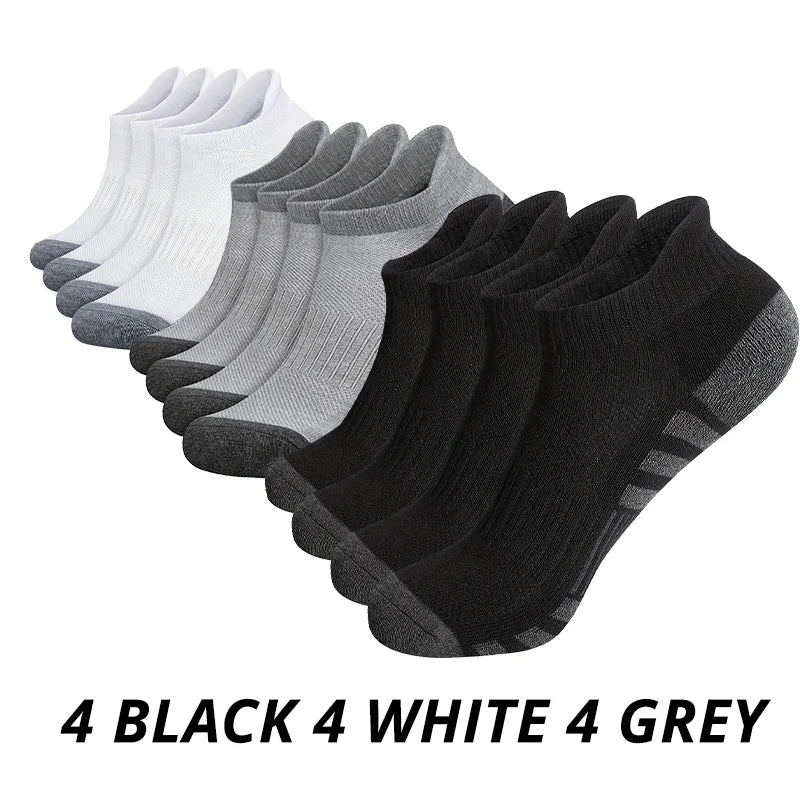Chaussettes de sport en plein air pour hommes, haute qualité, confortables, douces, coordonnantes au sol, football, grande taille, nouveau style, 6/12 paires