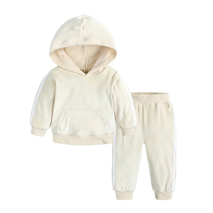Ensemble de survêtement en velours pour enfants, vêtements pour tout-petits, tenues pour enfants, vêtements pour garçons, olympiques pour filles, printemps, hiver, 2025