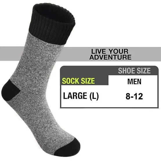 APILEN 5 paires hiver hommes chaussettes affaires nouveau classique thermique chaud épaissi rétro neige chaussettes décontractées