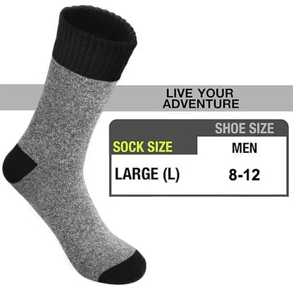 APILEN 5 paires hiver hommes chaussettes affaires nouveau classique thermique chaud épaissi rétro neige chaussettes décontractées