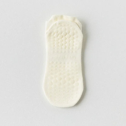 Chaussettes de Yoga en maille respirante pour femmes, en coton, coupe basse, courtes, pour gymnastique, Fitness, danse, sport, professionnelles, antidérapantes, pour Pilates
